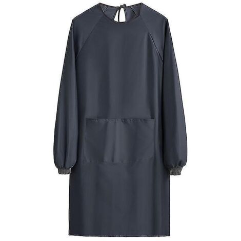 Tablier imperméable à manches pour la vaisselle, le café et le nettoyage des restaurants.