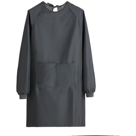 Tablier imperméable à manches pour la vaisselle, le café et le nettoyage des restaurants.
