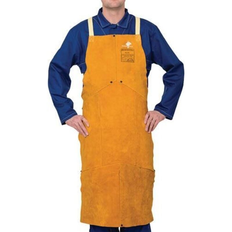 Tablier Lava Brown l. env. 107 x l. env. 80 cm marron croûte de cuir 1 un.