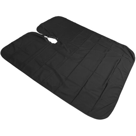 Tablier professionnel pour salon de coiffure, imperméable et ajustable, tissu durable, couleur noir