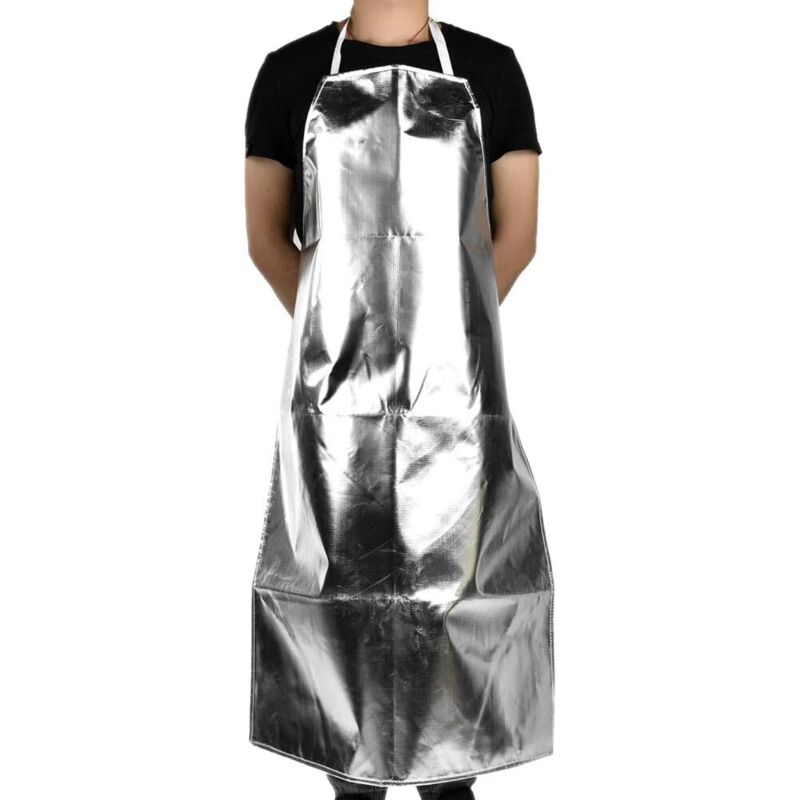 Tablier résistant chaleur 1000 °C, protection cuisine domestique en papier d’aluminium