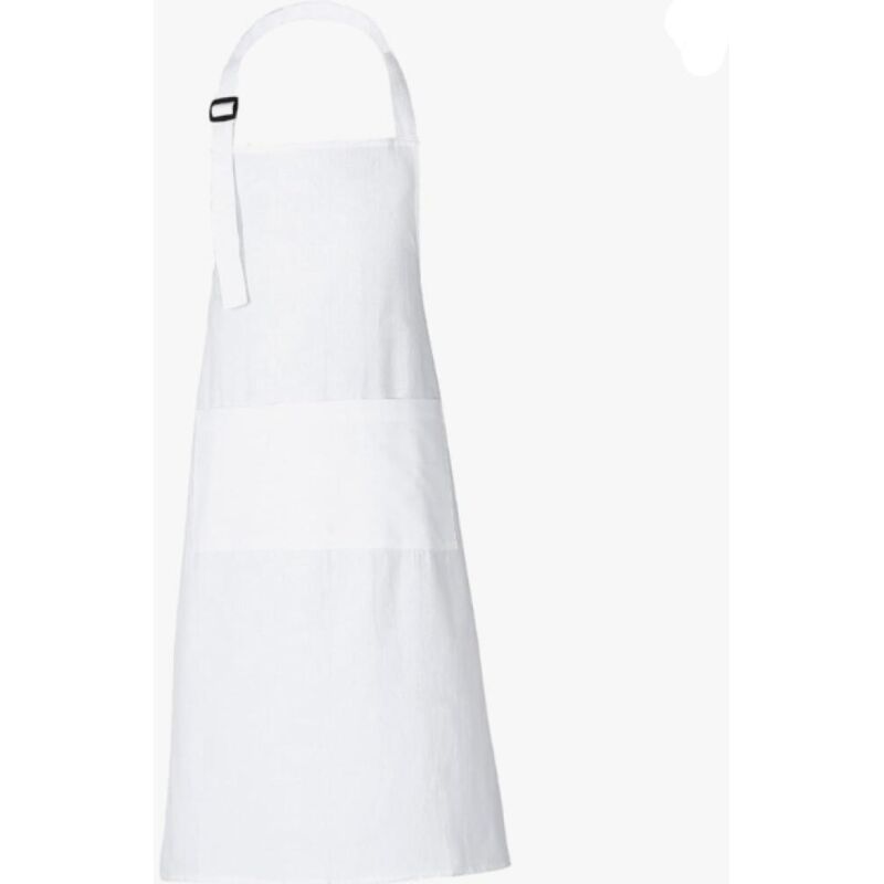 Tabliers de chef pour femmes et hommes 89x68 cm en coton uni avec 3 poches