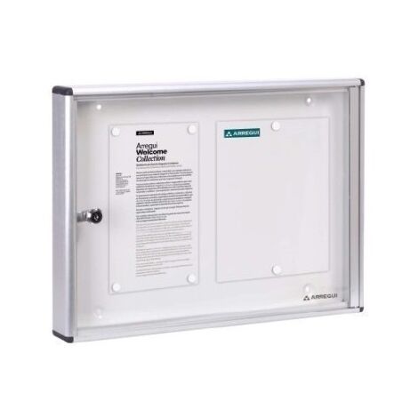 Tablon Anuncios 48X35X5Cm 2 Din-A4 Arregui Aluminio Pla Pan42 Pan