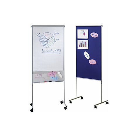 Tablón Flip-Pinn  Flip-Chart y panel blanco  H x A x P 1805 x