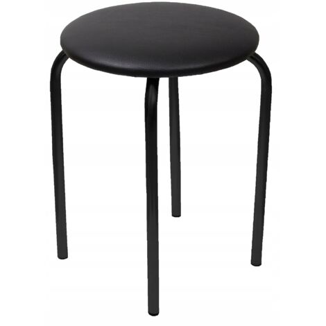 TABOET Esszimmerstuhl, Kunstleder, Schwarz, Furnitex, Küchenleder