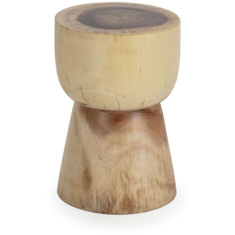 Tabouret 30 x 30 x 45 cm Bois de Suar - Naturel