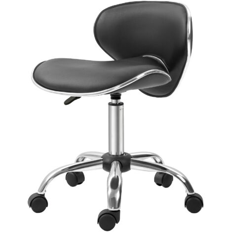 Tabouret à roulettes professionnel TRYSKEL noir