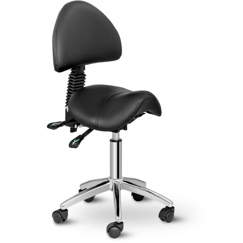 Physa - Chaise de selle - 550 - 690 mm - 150 kg - noir