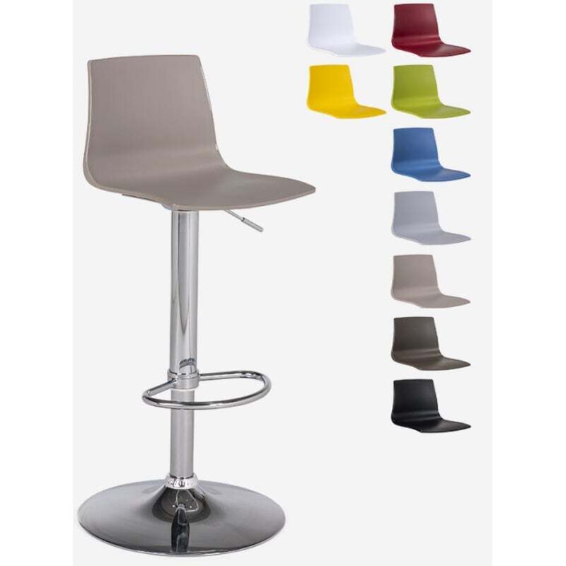 Tabouret bar de cuisine design mat réglable en hauteur Grand Soleil Imola Matt - Beige Juta Tabouret bar de cuisine design mat réglable en hauteur Grand Soleil Imola Matt - Beige Juta