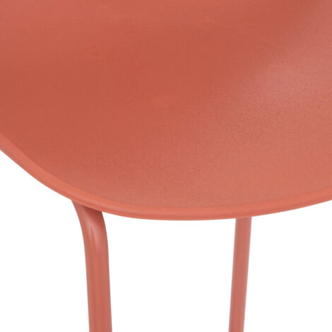 Tabouret bar Design "Otac" Atmosphera - Couleur: Terracotta