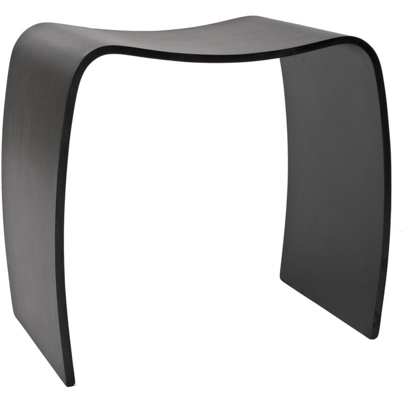 Tabouret bas 31x47x45cm MITCHO - noir