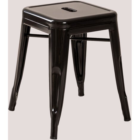 Tabouret Bas en Acier LIX SKLUM Noir