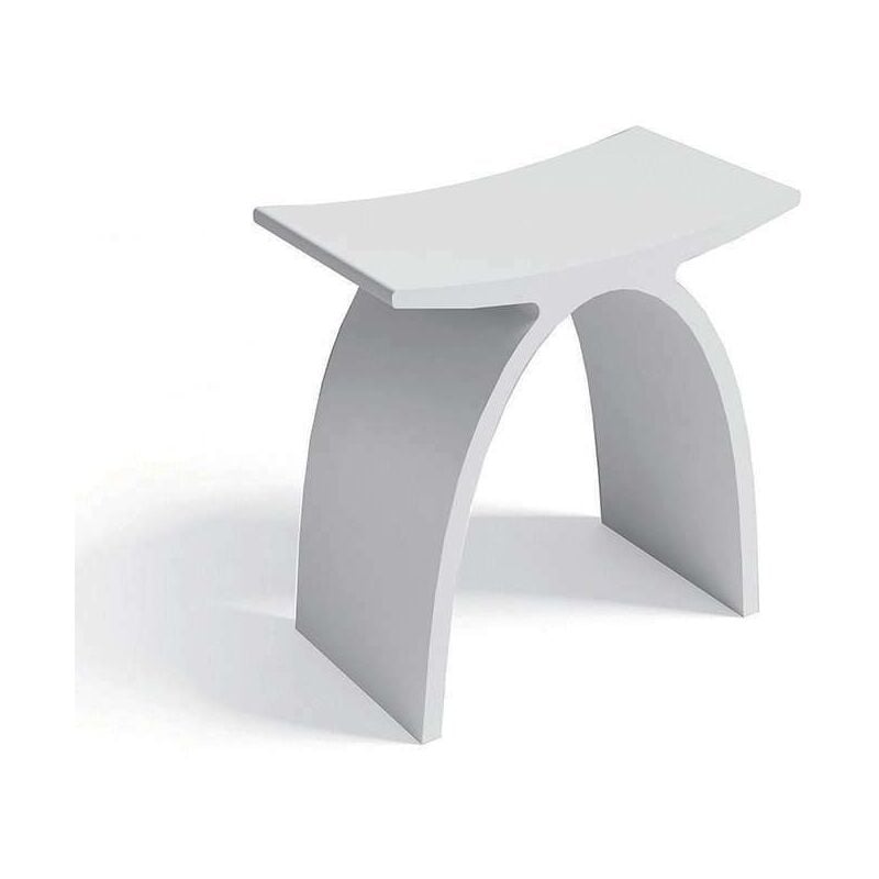 

Taburete blanco Osaka en Solid surface