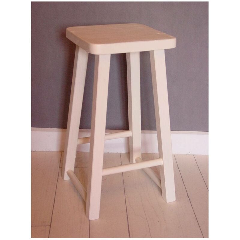 Tabouret en pin