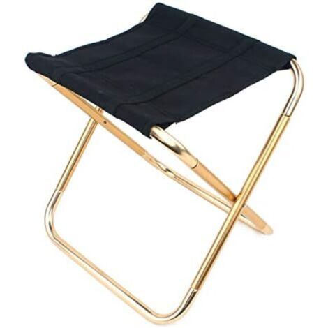 Tabouret Camping Pliant, Mini Tabouret Pliant Portable Chaise Pliante Portable pour Le Camping, la Pêche, Les Voyages
