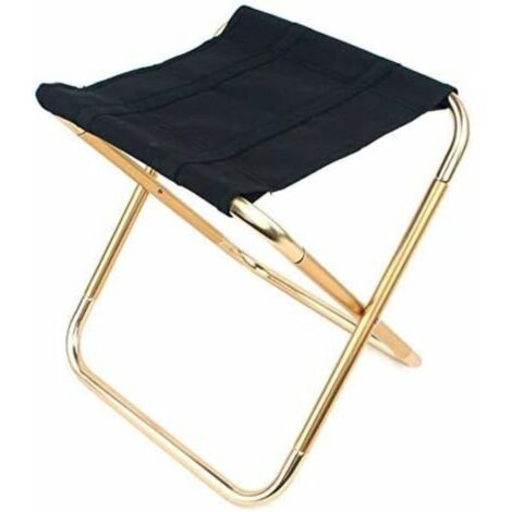 Tabouret Camping Pliant, Mini Tabouret Pliant Portable Chaise Pliante Portable pour Le Camping, la Pêche, Les Voyages