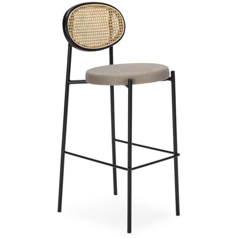Tabouret Chunky - Gris souris, ébène, naturel