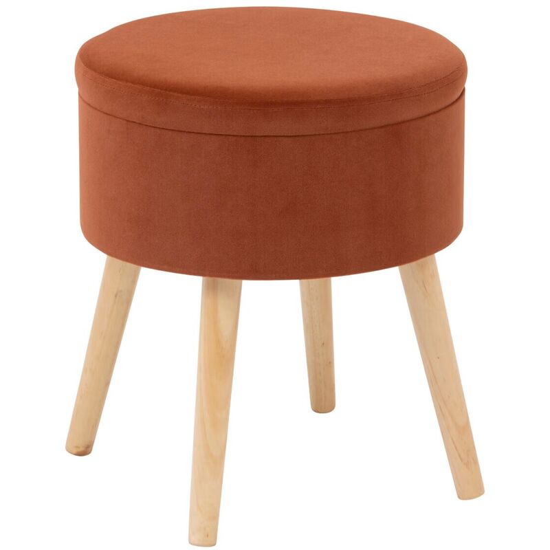 Tabouret coffre Tess ambre Atmosphera créateur d'intérieur