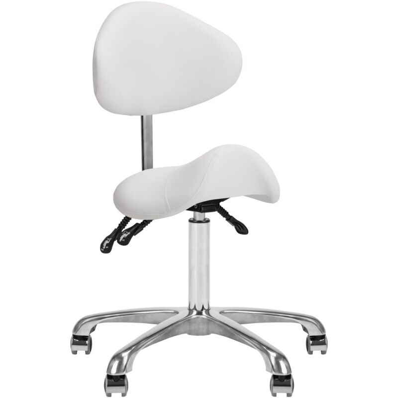 Tabouret cosmétique 1004 Giovanni blanc