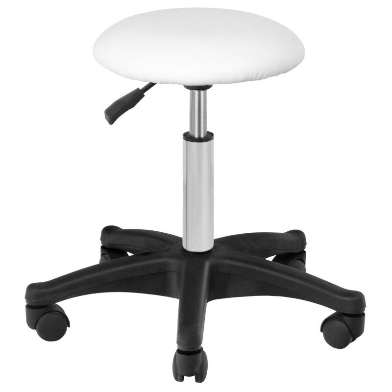 Tabouret cosmétique AM-312, blanc