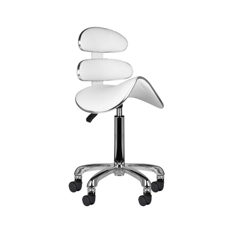 Tabouret cosmétique Roll Speed AM-880 blanc