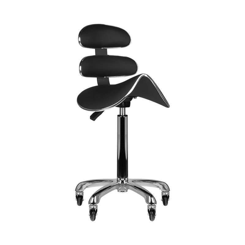 Tabouret cosmétique Roll Speed AM-880, noir, haut