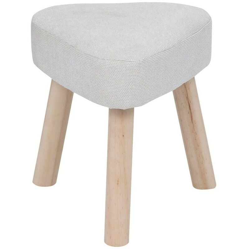 Tabouret d'appoint Thena ivoire