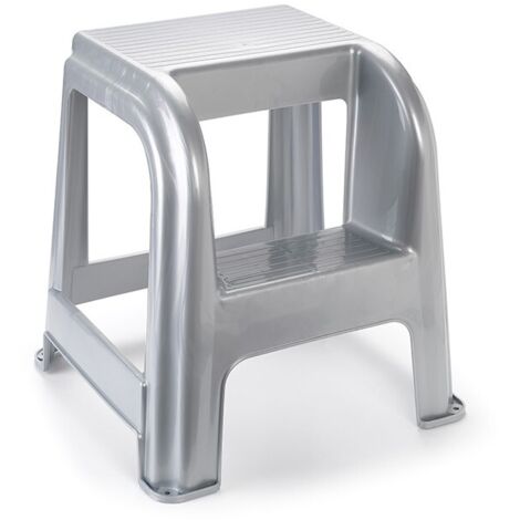 Tabouret de bar 44x42x45 – Hauteur d'assise 45cm – Structure en métal – Design moderne pour cuisine et salon – Plasticforte