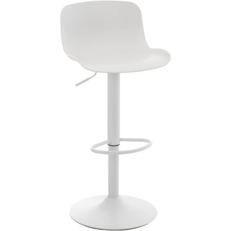 Tabouret de bar Almada en Plastique Blanc