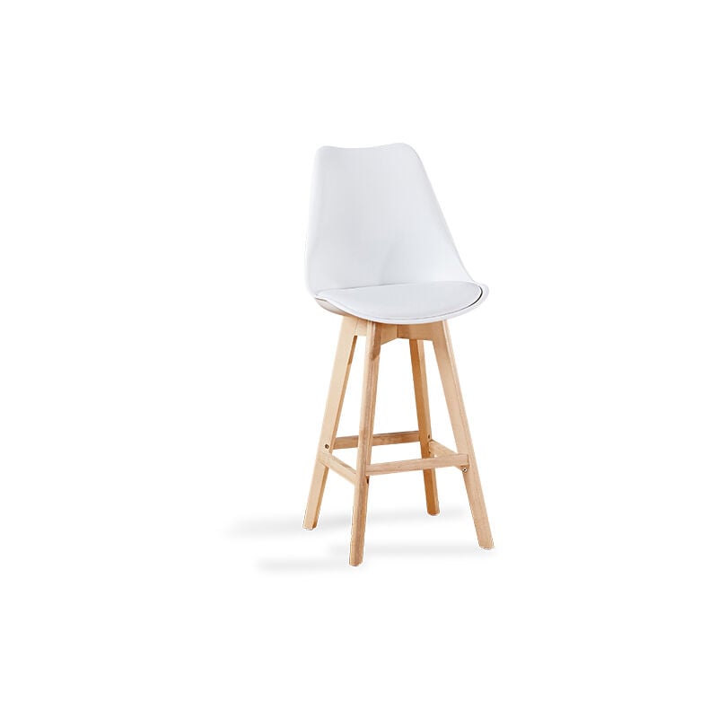 Designetsamaison - Tabouret de bar blanche - Gotteborg