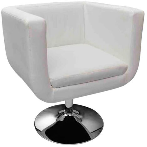 Tabouret de bar Blanc Similicuir 7