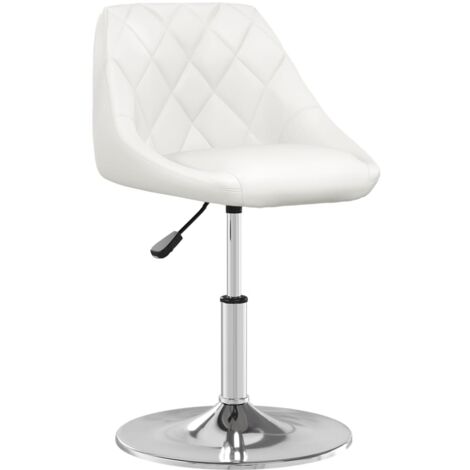 Tabouret de bar Blanc Similicuir vidaXL