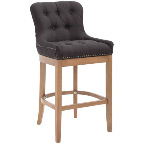 Tabouret de bar Buckingham tissu