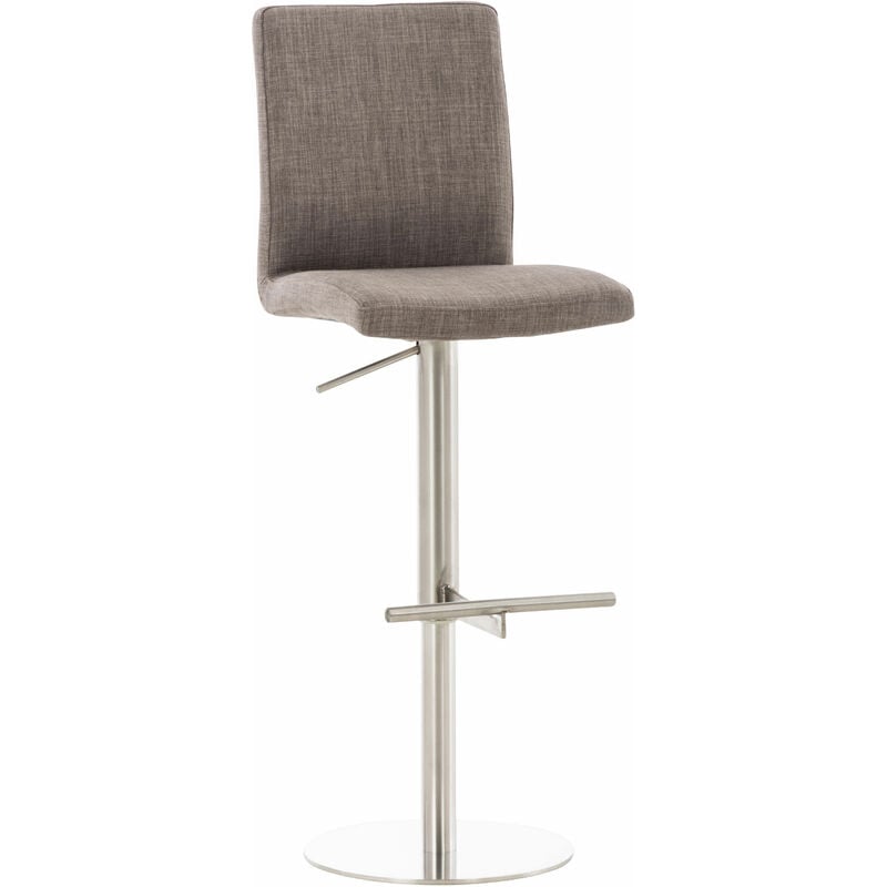 Tabouret de cuisine moderne en différentes couleurs tissu réglable colore : Gris
