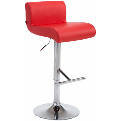 Tabouret de bar California rouge