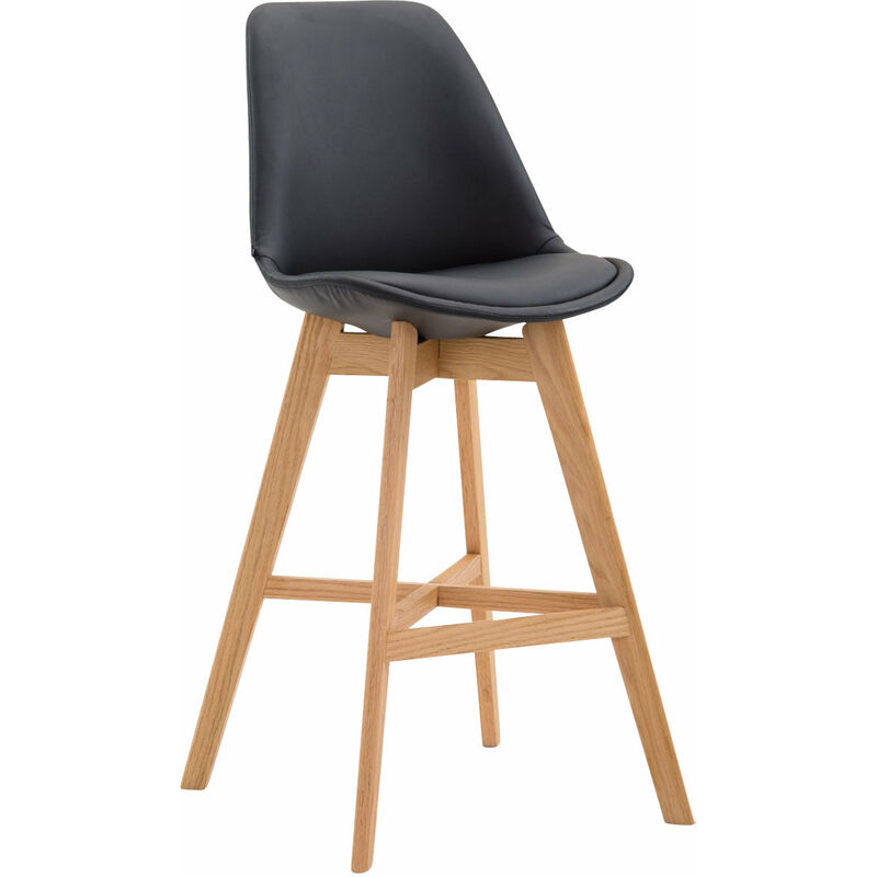 Décoshop26 - Tabouret de bar chaise haute design scandinave moderne en synthétique 100001154