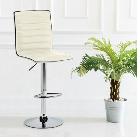 chaise de bar blanche reglable dossier haut chaise de bar blanche reglable dossier haut
