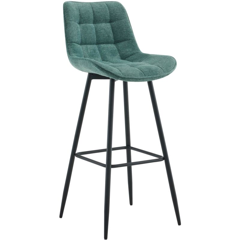 CLP - Tabouret de bar Dartford Vert Tissu