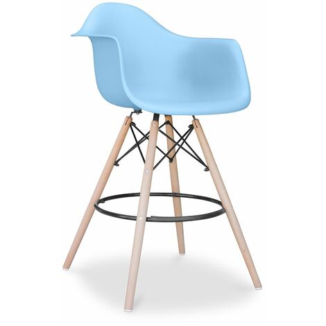 Tabouret de bar Dawick - Matt Noir