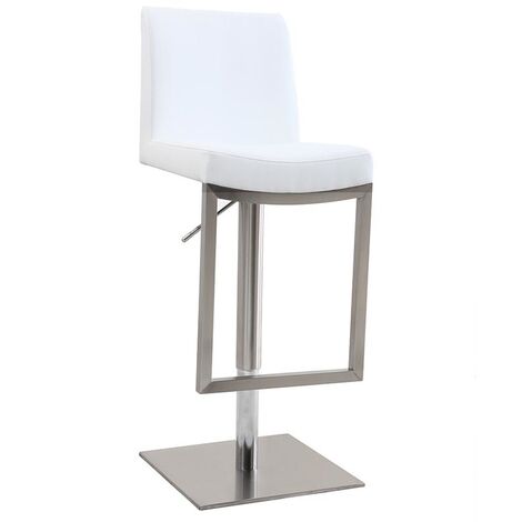 Tabouret de bar design blanc KYLE