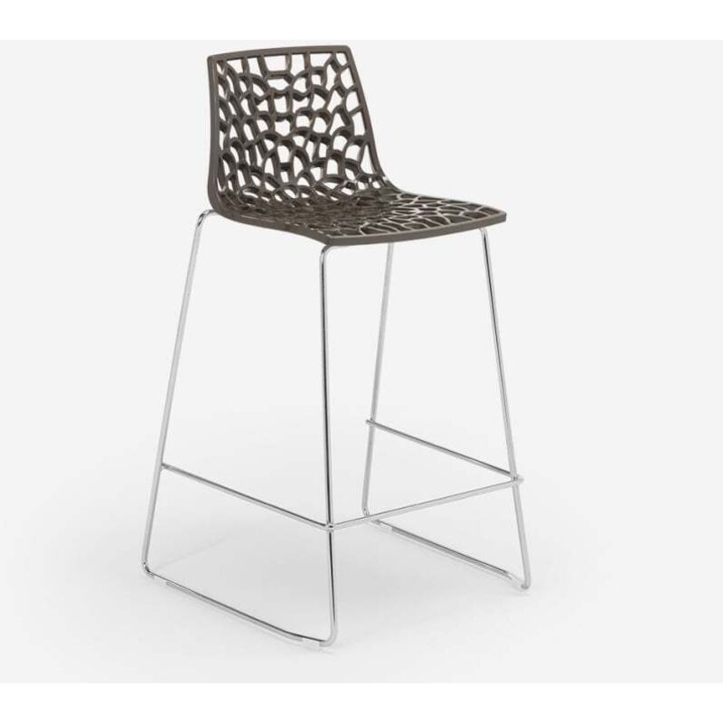 Tabouret de bar design Grand Soleil 64cm Mini Spider - Marron Tabouret de bar design Grand Soleil 64cm Mini Spider - Marron