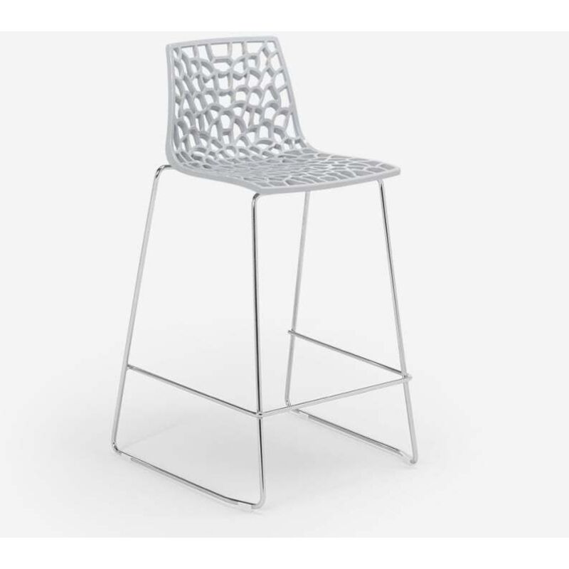 Tabouret de bar design Grand Soleil 64cm Mini Spider - Gris Tabouret de bar design Grand Soleil 64cm Mini Spider - Gris