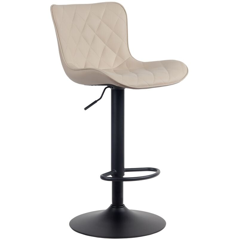 Tabouret du bar Emma crema, faux cuir