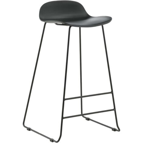 Tabouret de bar en acier et plastique Wave
