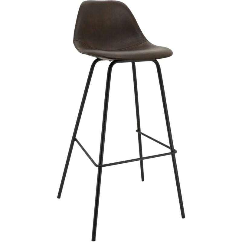 Tabouret de bar en polyuréthane et métal