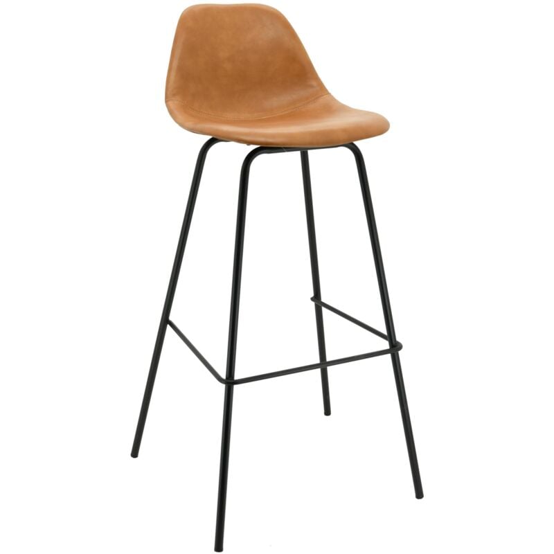 Tabouret de bar en polyuréthane et métal