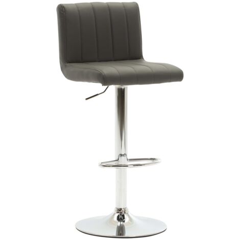 Tabouret de bar Gris Similicuir