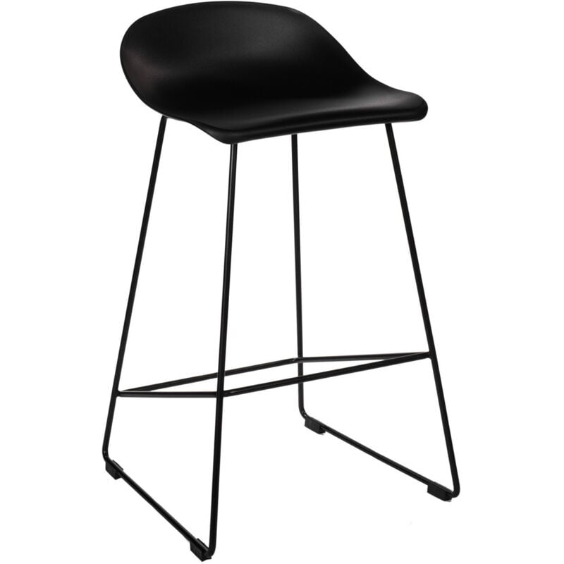 Tabouret de bar haut noir Molly