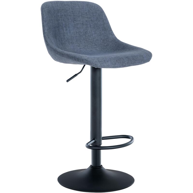 CLP - Tabouret de loft bleu, tissu