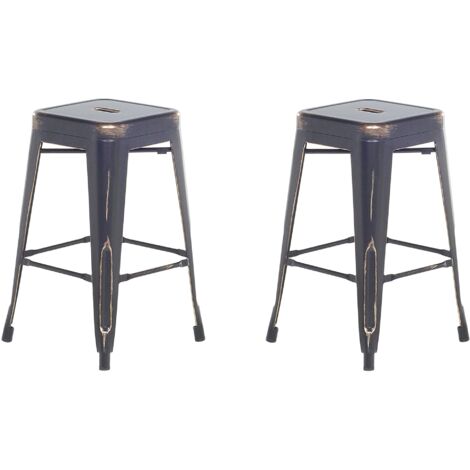 Tabouret de bar métallique haut de gamme